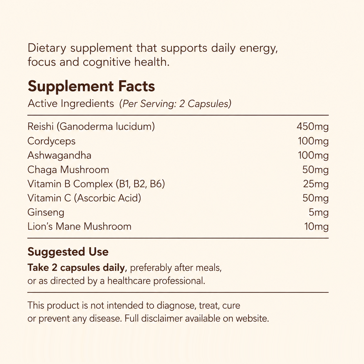 Daily Vitality TCM Formula: Energy + Immunity